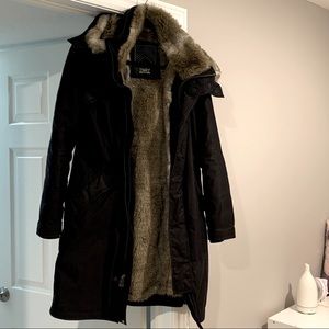 TNA faux-far lined winter jacket